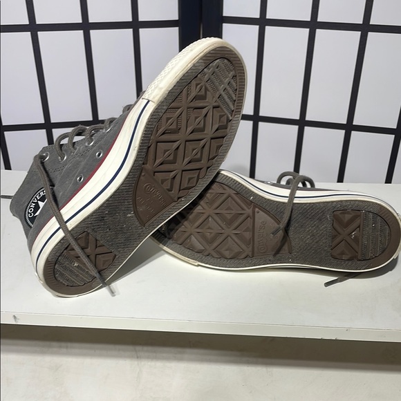 Converse charcoal Canvas High-Top Sneakers - Picture 5 of 5